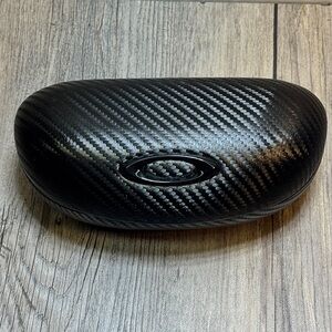 Oakley Sunglasses Eyeglasses Eyewear Lens Carbon Storage Case New Ellipse Logo